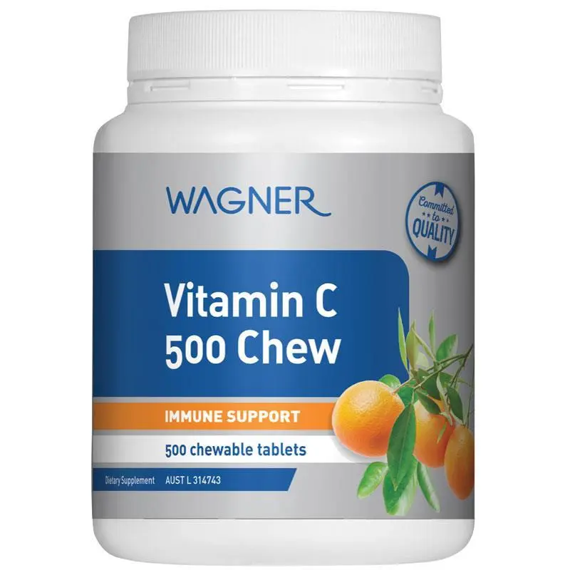 Wagner Vitamin C 500 Chewable 500 Tablets