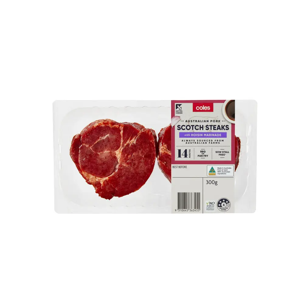 Pork Scotch Steaks With Hoisin 300g