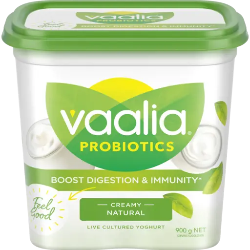 Vaalia Natural Low Fat Yoghurt 900g