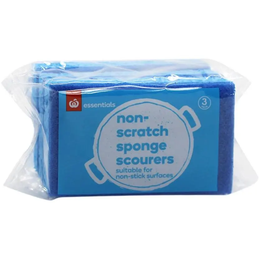 Essentials Non-Scratch Sponge Scourers