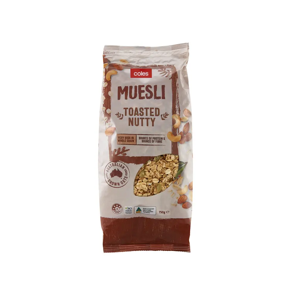 Coles Toasted Nutty Muesli 750g
