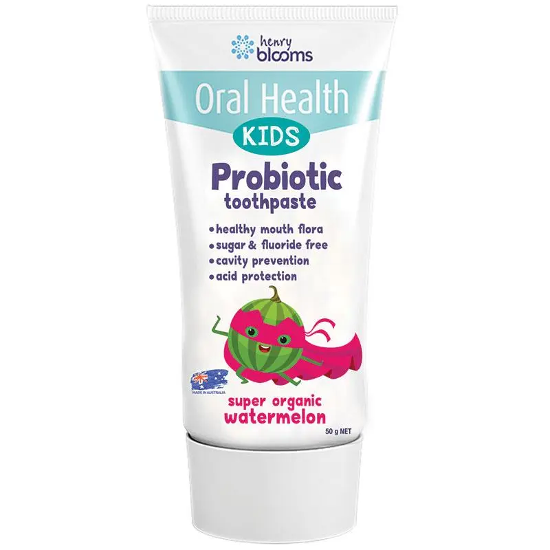 Henry Blooms Kids Probiotic Toothpaste Orange 50g