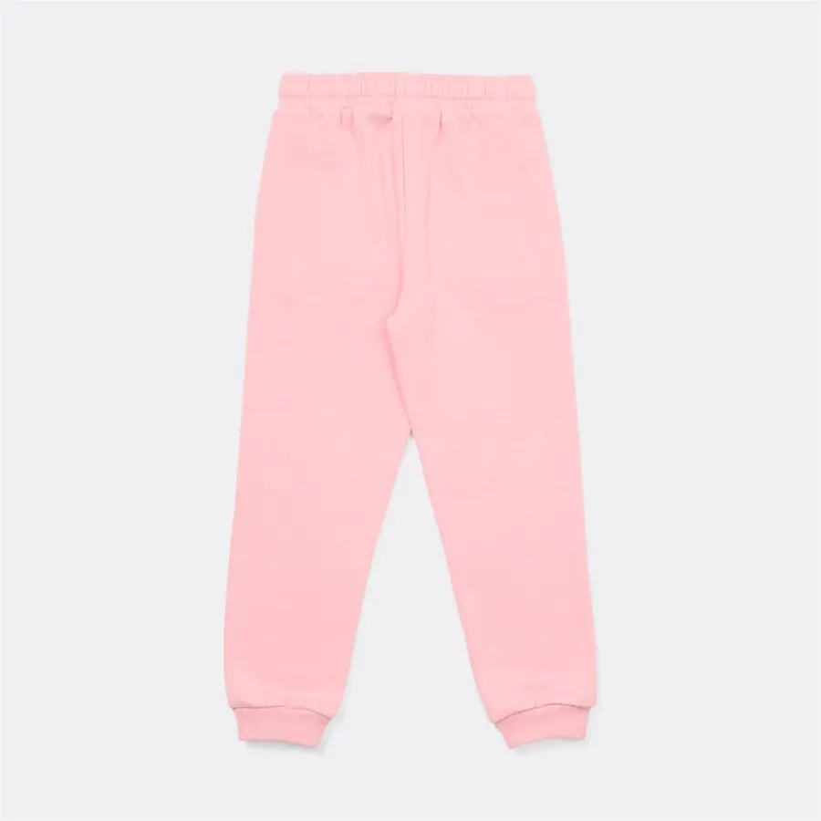 K-D Kids Love Heart Print Track Pants - Candy - Size 5