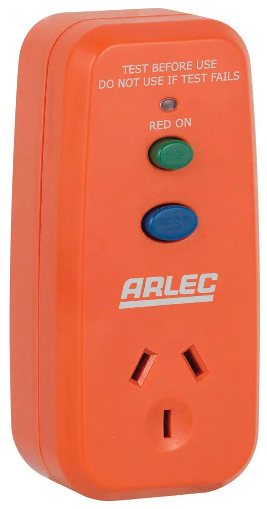 Arlec Plug In Rcd Safety Switch PB91