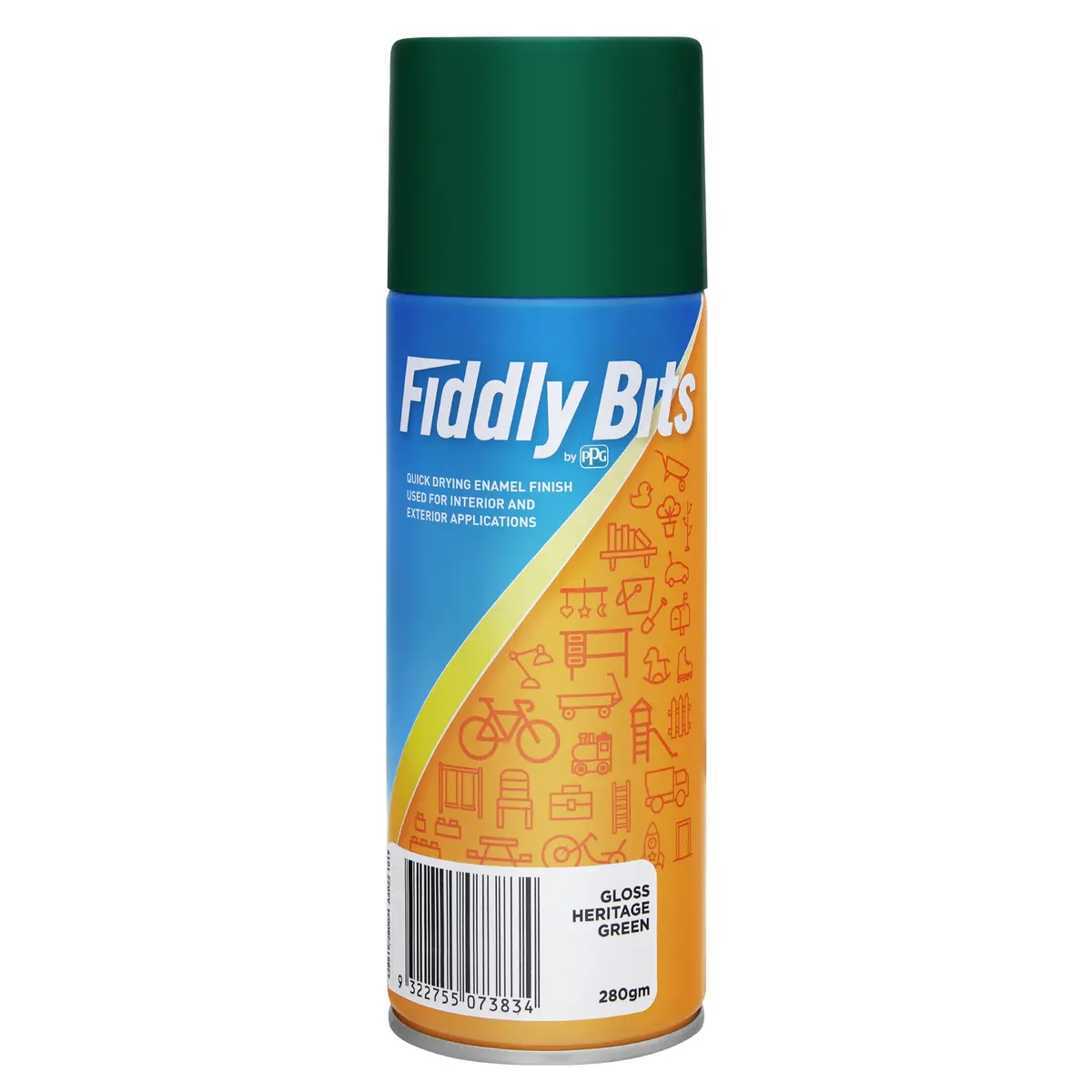 Fiddly Bits Quick Drying Enamel Finish Gloss Heritage Green 280gm