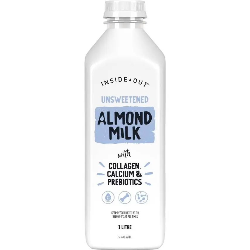 Inside Out Unsweetened Almond Milk + Collagen 1L