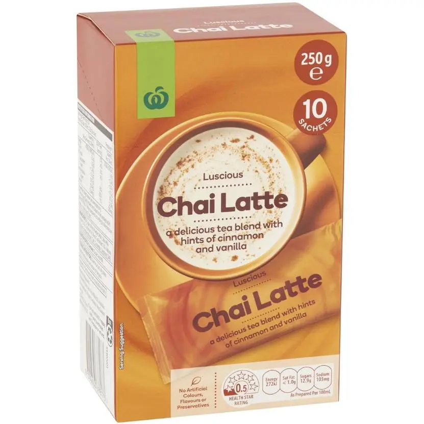 Woolworths Chai Latte Sachets