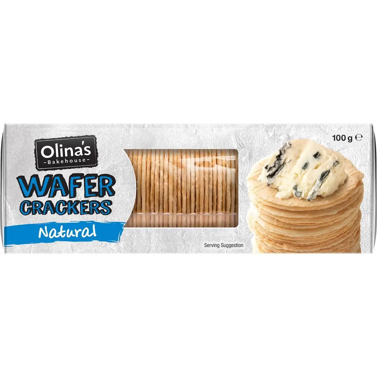 Olina's Bakehouse Wafer Crackers Natural 100g