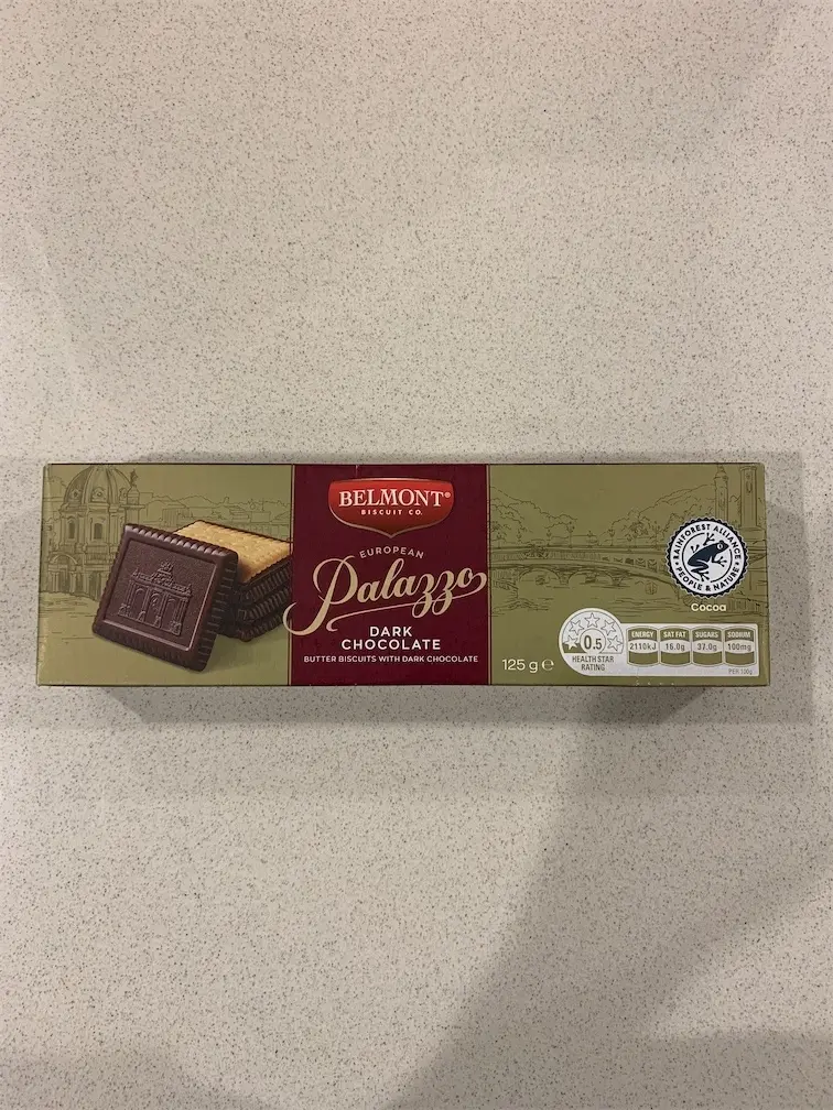 BELMONT Palazzo Dark Chocolate 125g