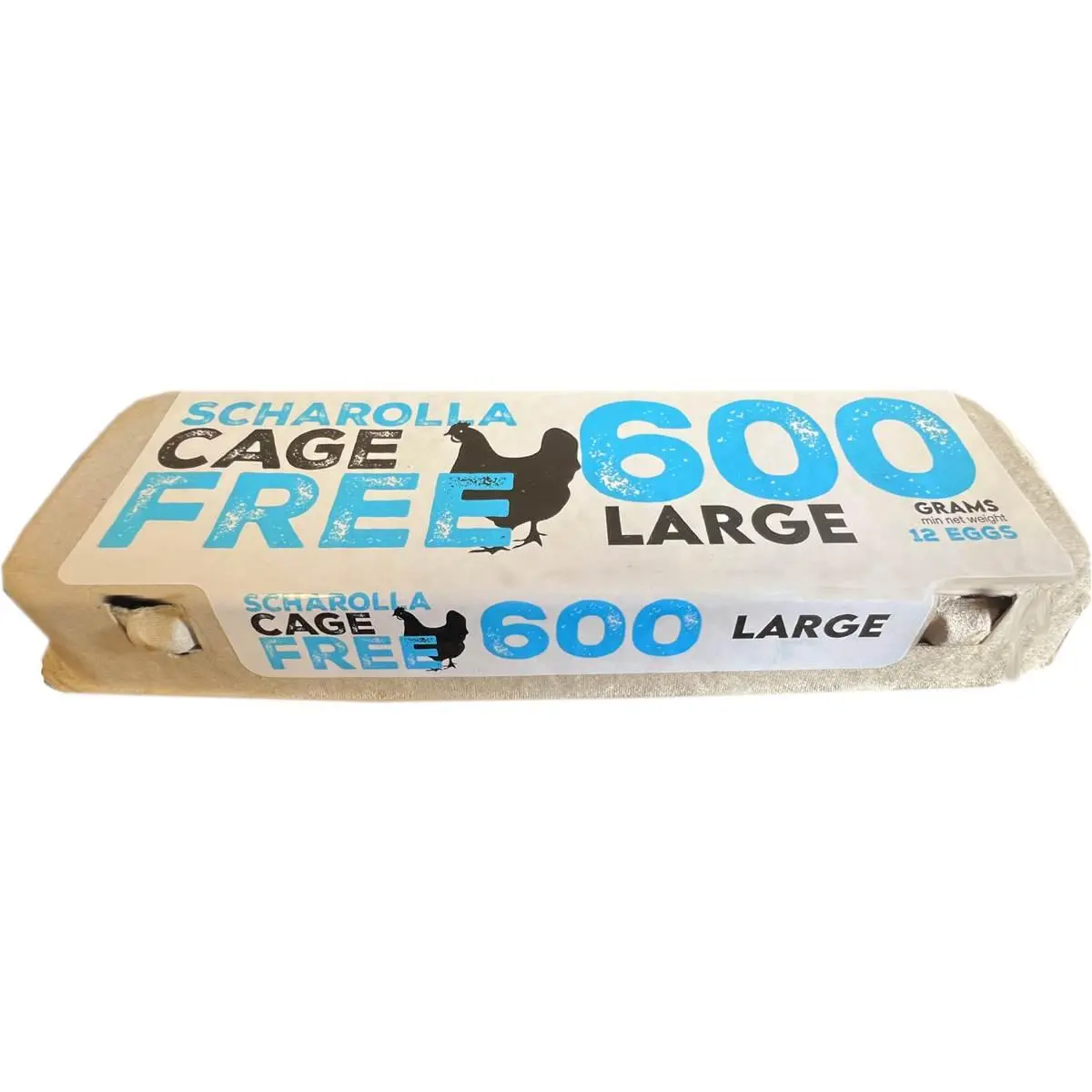 Scharolla Cage Free Eggs 12 Large Eggs 600g
