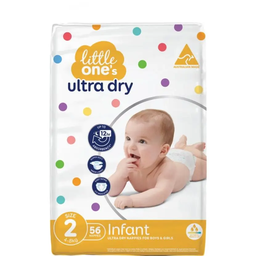 Little One's Ultra Dry Nappies Size 2