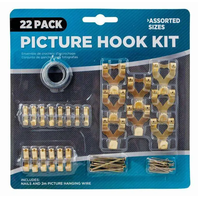 PICTURE HOOK KIT 22PK