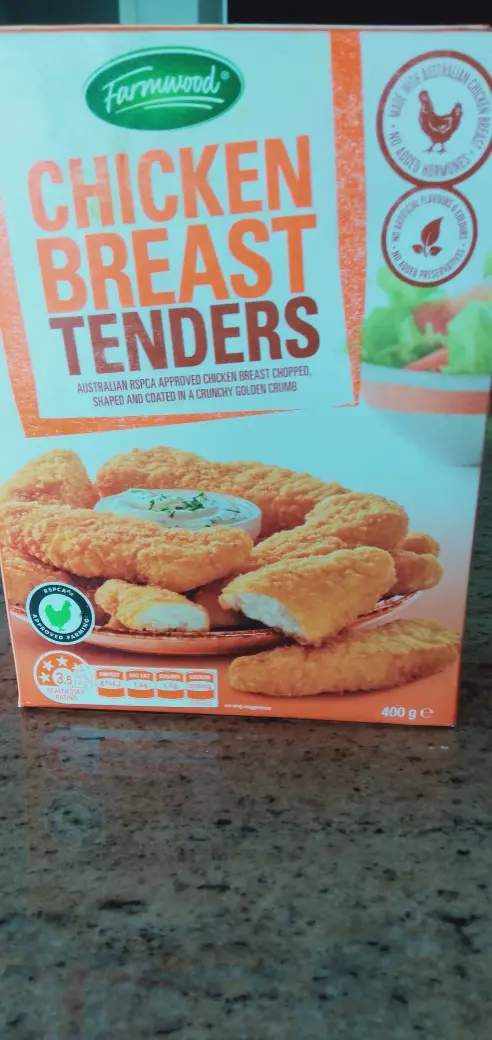 Farmwood Chicken Breast Tenders 400g
