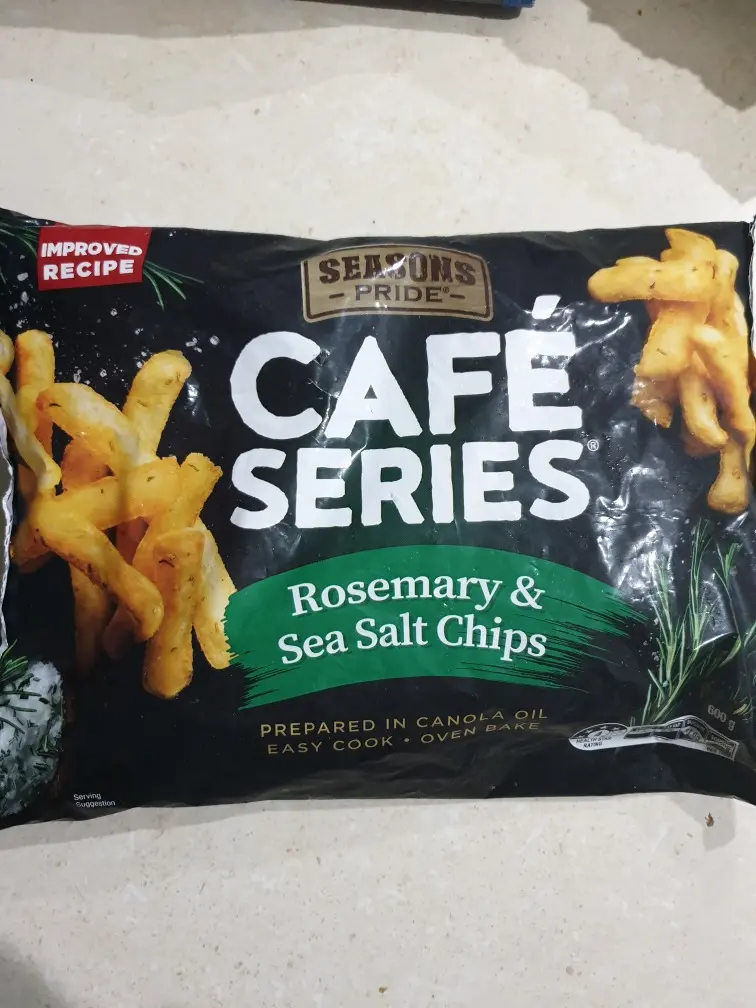 Seasons Pride Cafe Series Rosemary & Sea Salt Chips 600g