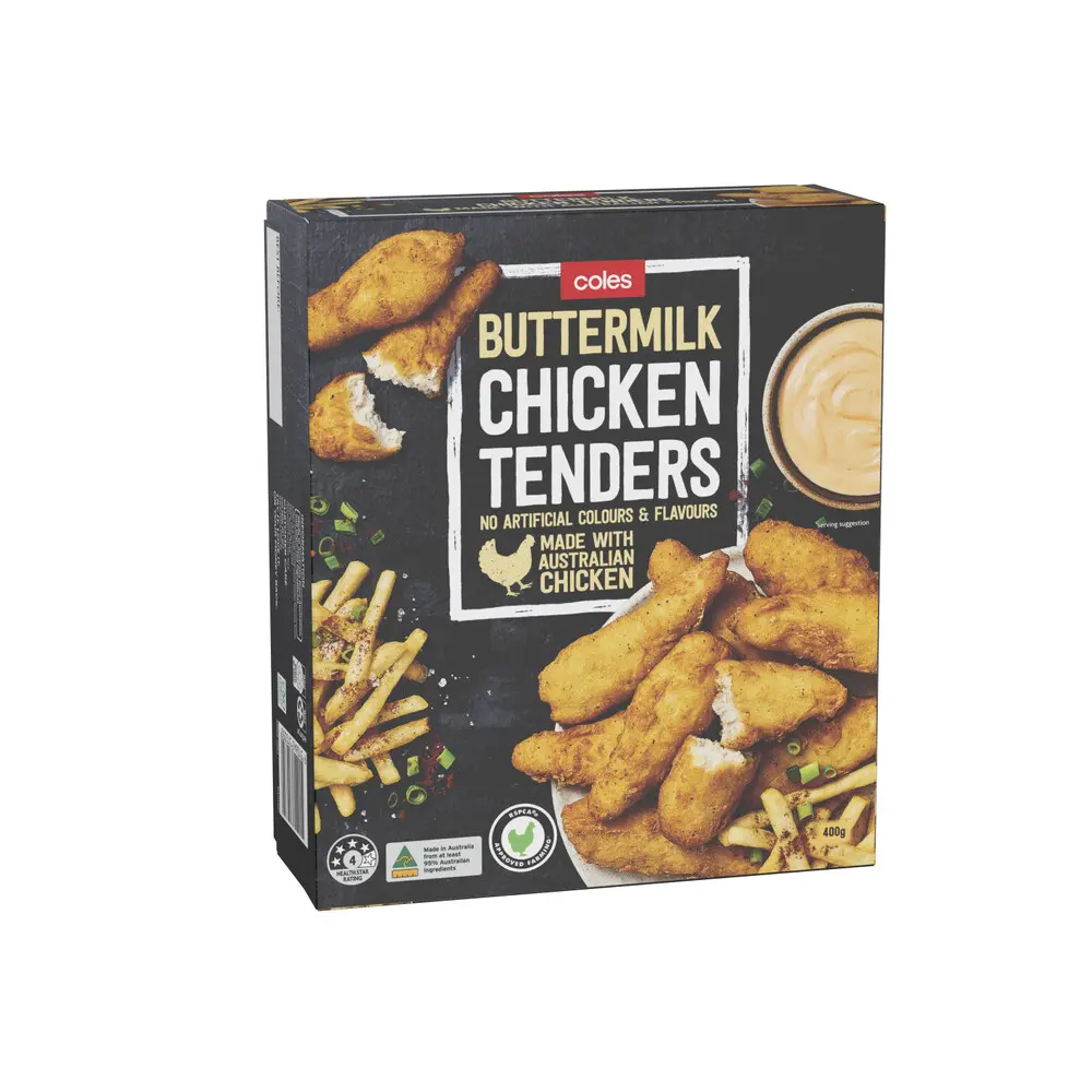 Frozen Buttermilk Chicken Tenders 400g
