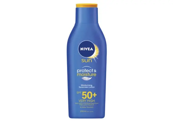 NIVEA SUNSCREEN LOTION PROTECT AND MOIST SPF50+ 200ML