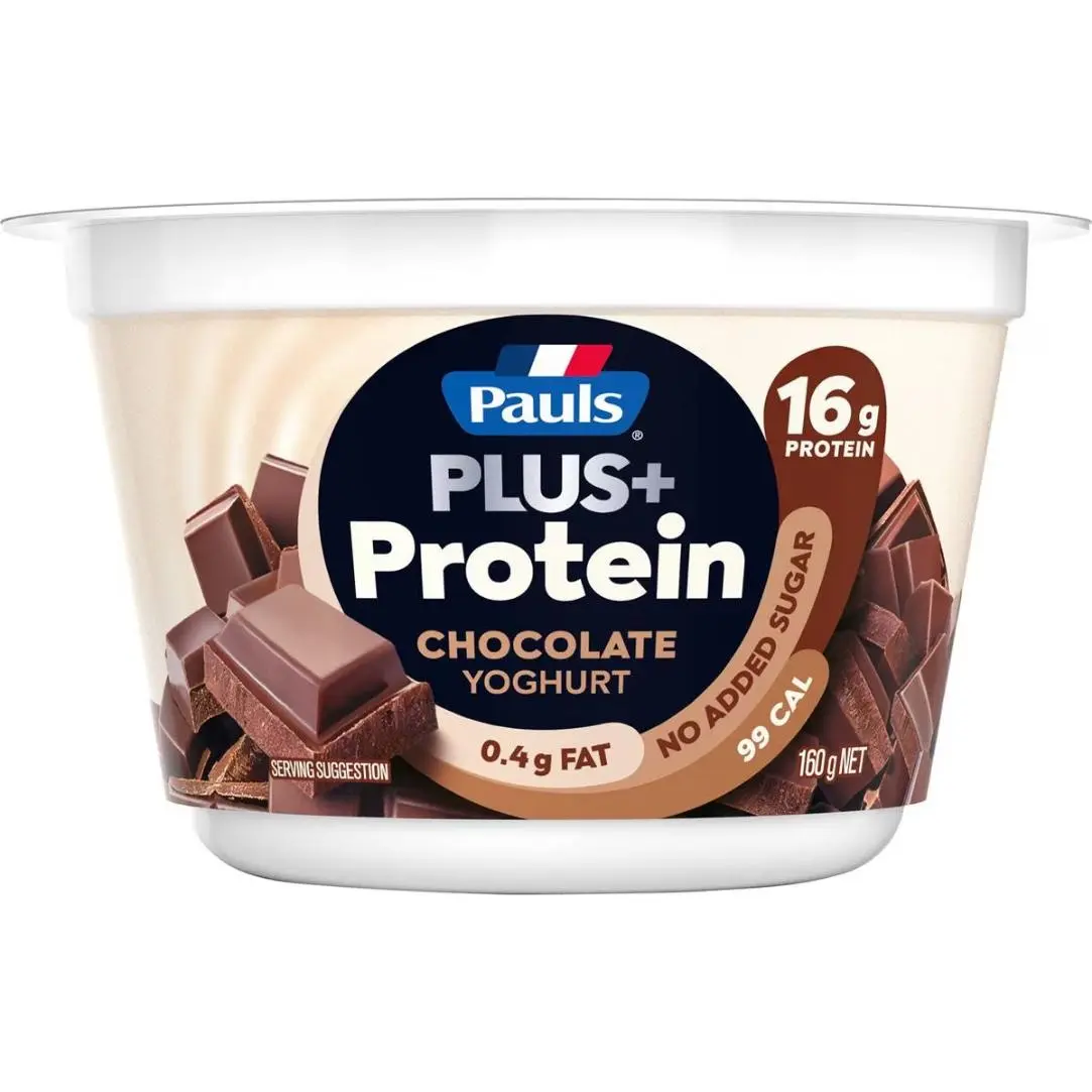 Pauls Plus+ Protein Chocolate Yoghurt 160g