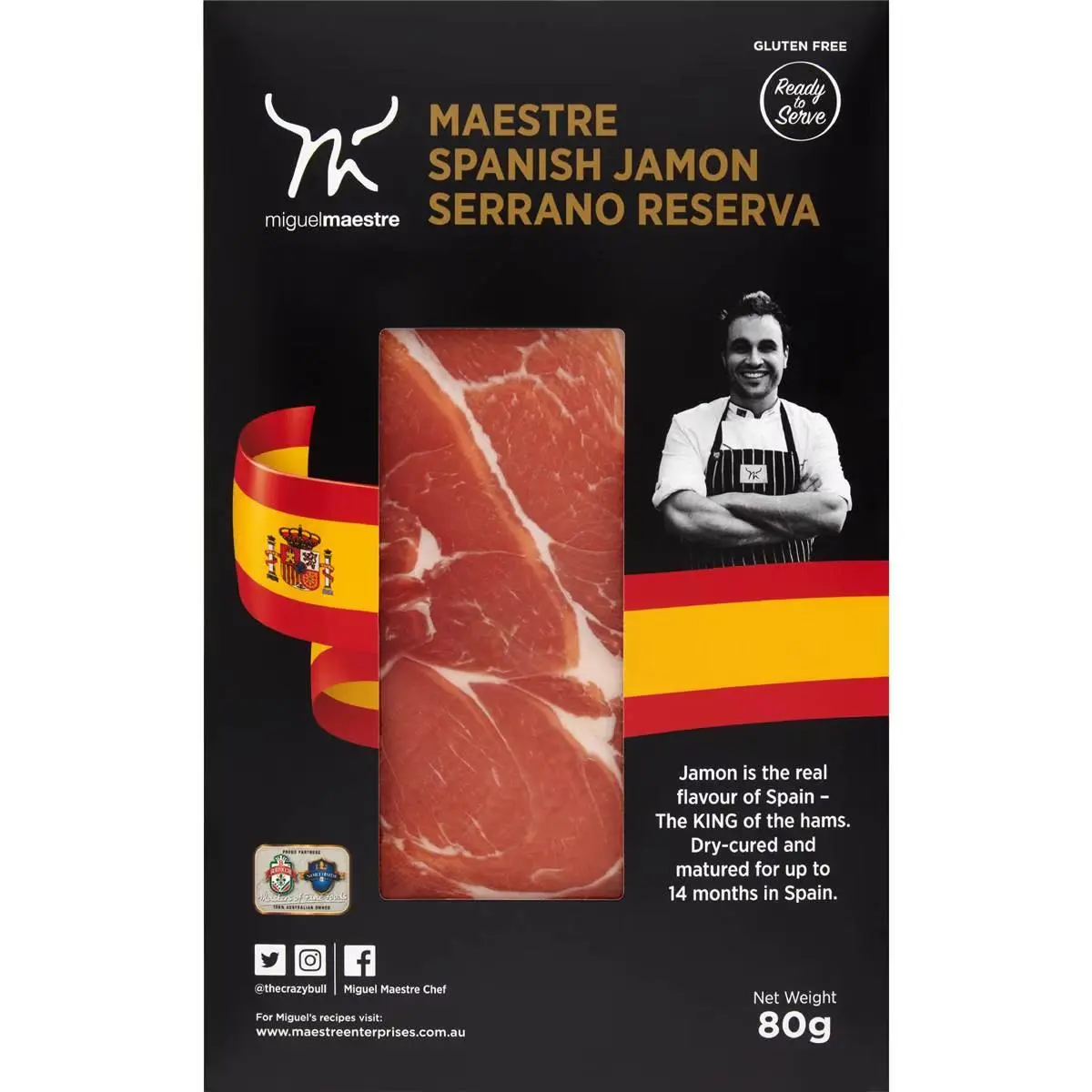 Miguel Maestre Spanish Serrano Reserva 80g