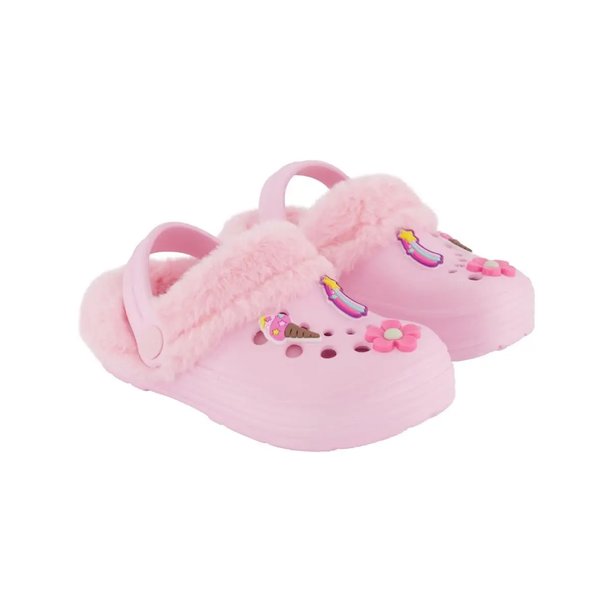 Junior Faux Fur Lined Clogs