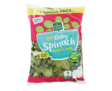 THE FRESH SALAD CO. Baby Spinach 280g