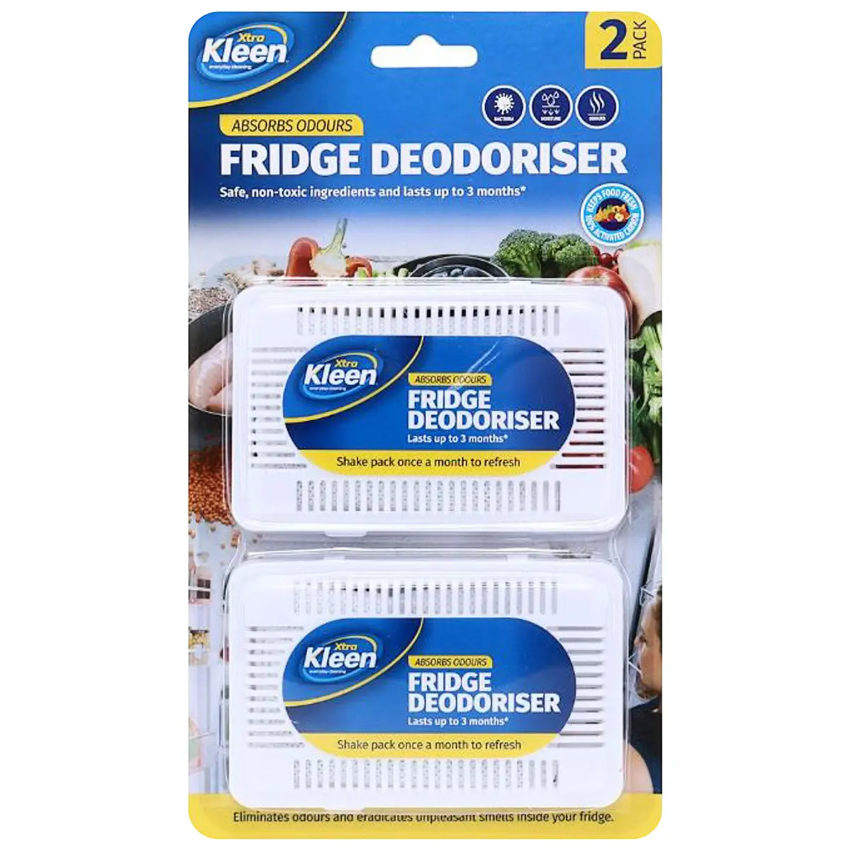 Xtra Kleen Fridge Deodoriser 2pk