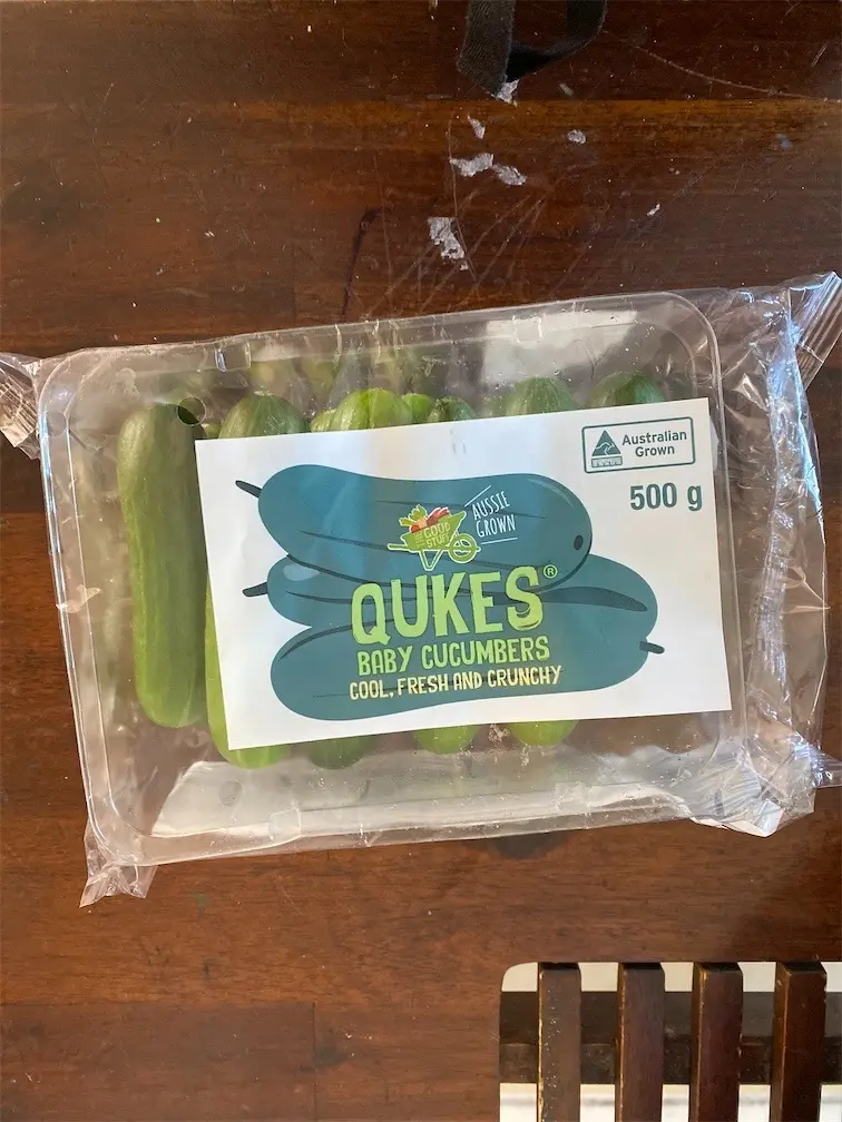 THE GOOD STUFF Qukes Baby Cucumbers 500g