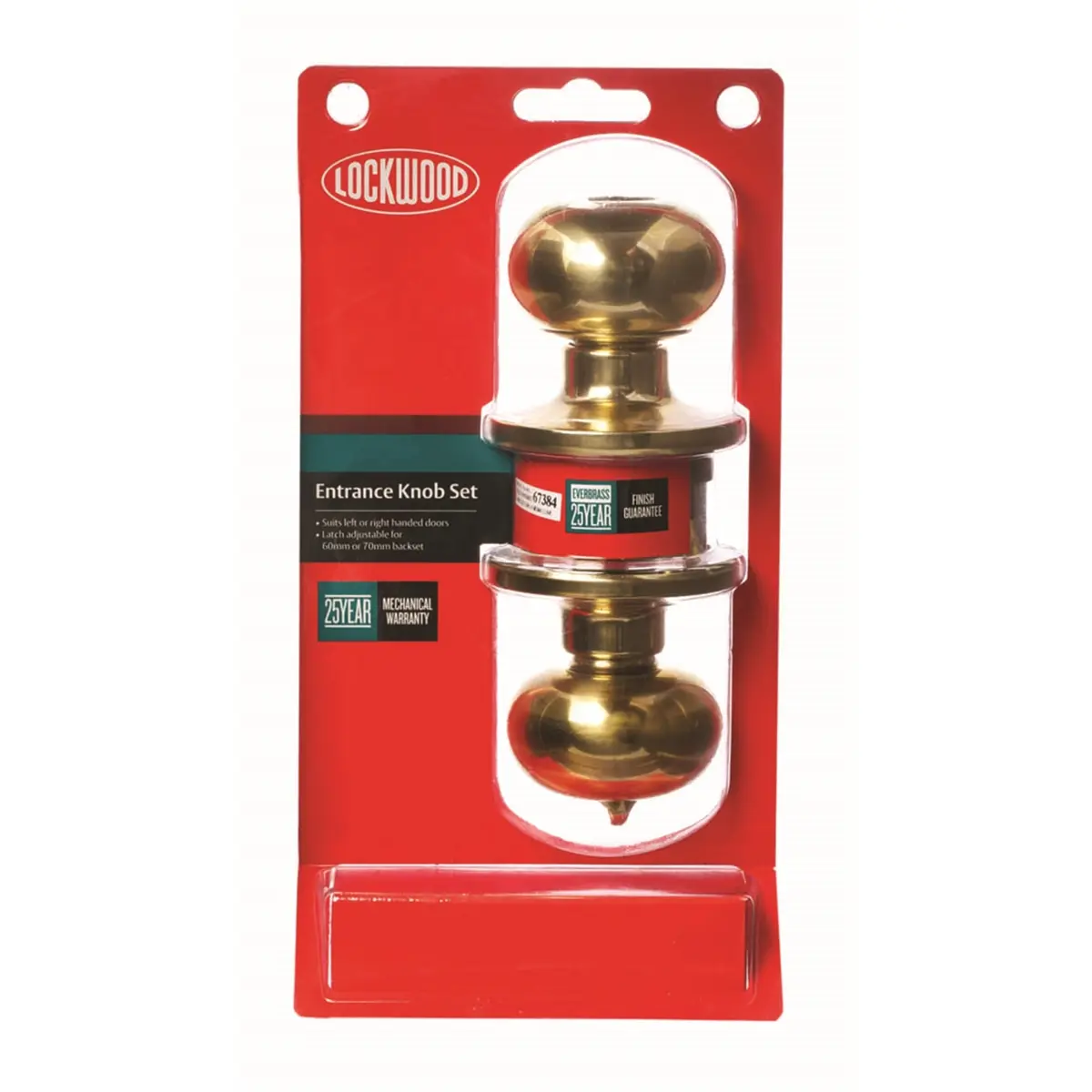 Lockwood Everbrass Symmetry Entrance Set