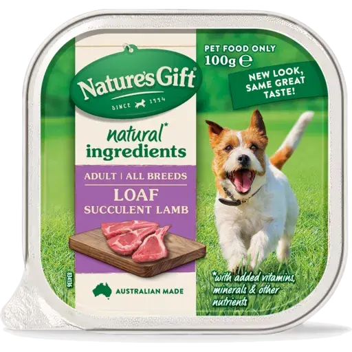 Adult All Breeds Wet Dog Food Loaf Succulent Lamb
