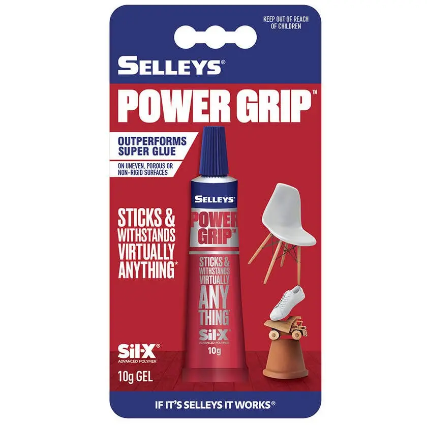 SELLEYS QUICKFIX POWER GRIP CLEAR 10G