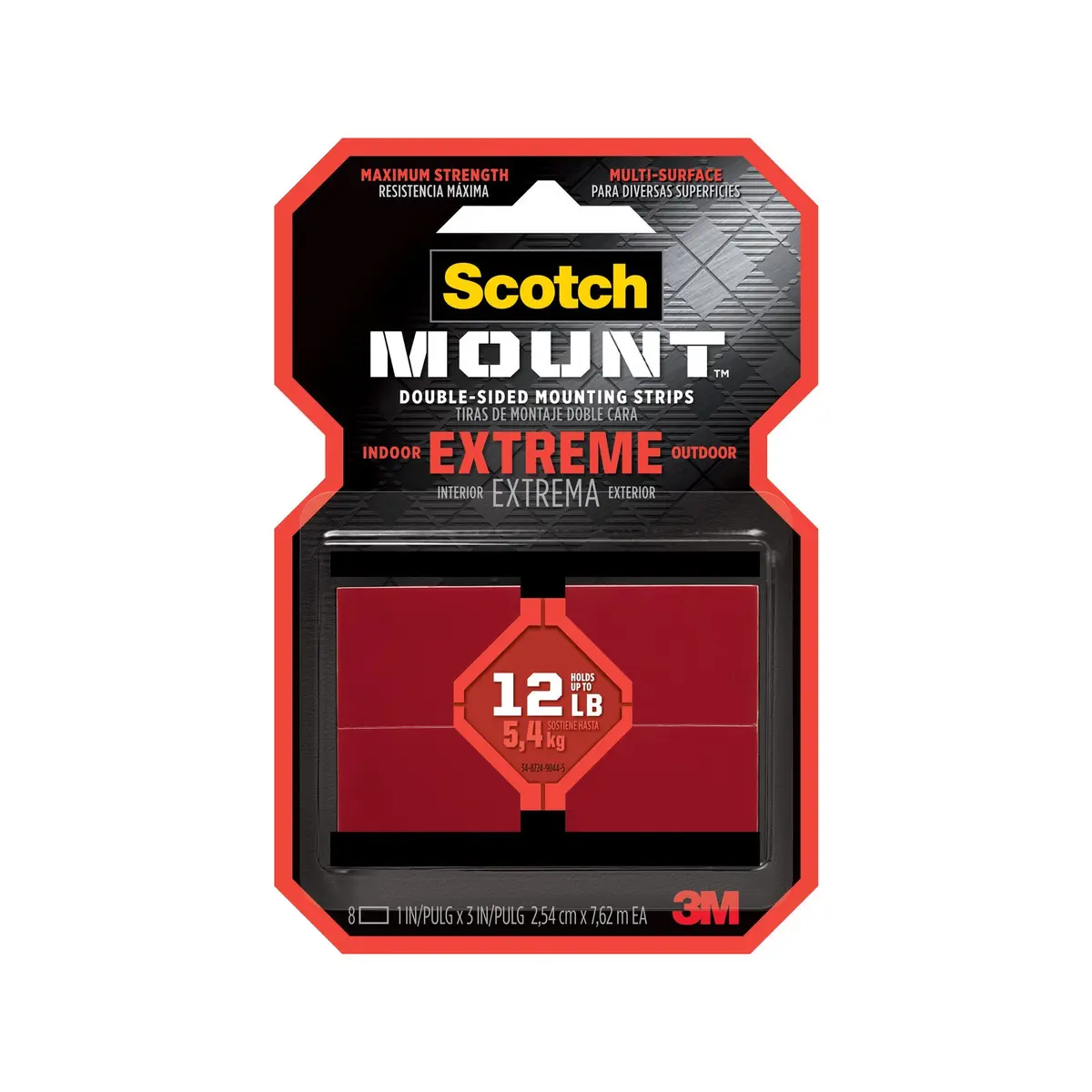 Scotch Mounting Strips - Extreme 7.6cm