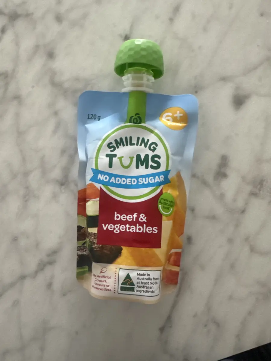 Smiling Tums Beef & Veg Pouch