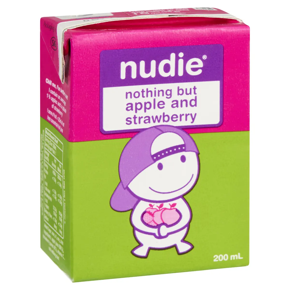 nudie kids apple and strawberry 200ml