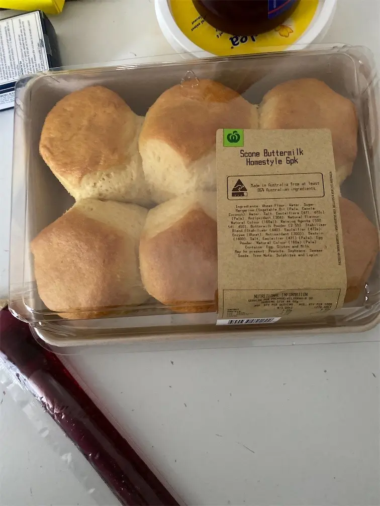 Woolworths Scone Buttermilk Homestyle 6pk