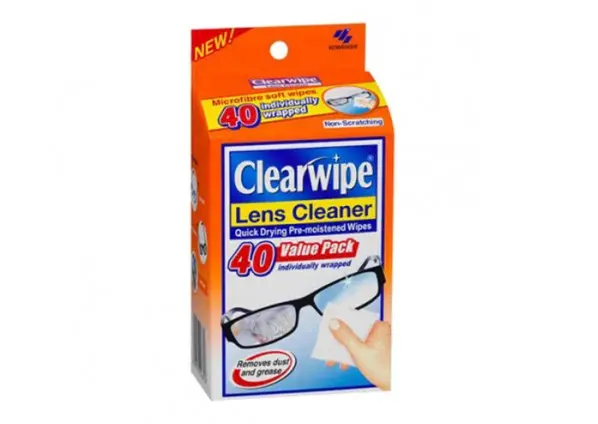 Kobayashi Clearwipe Lens Cleaner Value Pack 40 Wipes