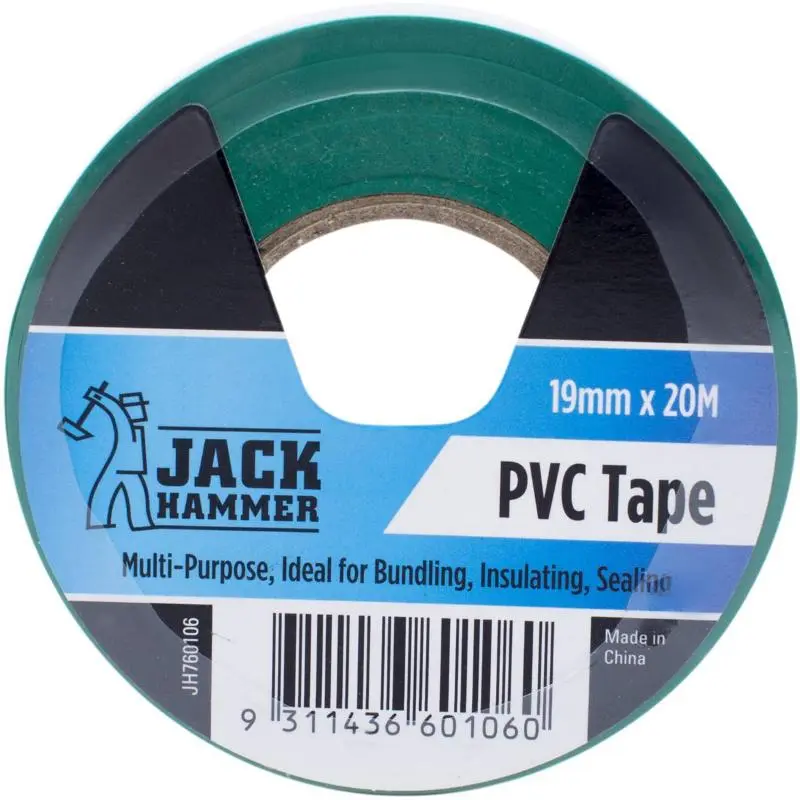 Jack Hammer PVC Tape 19Mm X 20M