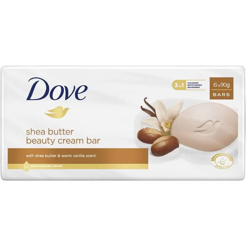 DOVE Body Bar SHEA BUTTER 6 X 90G