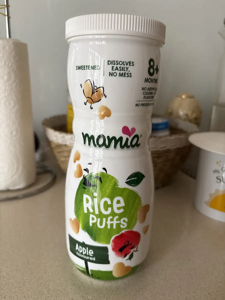 Mamia Rice Puffs Apple