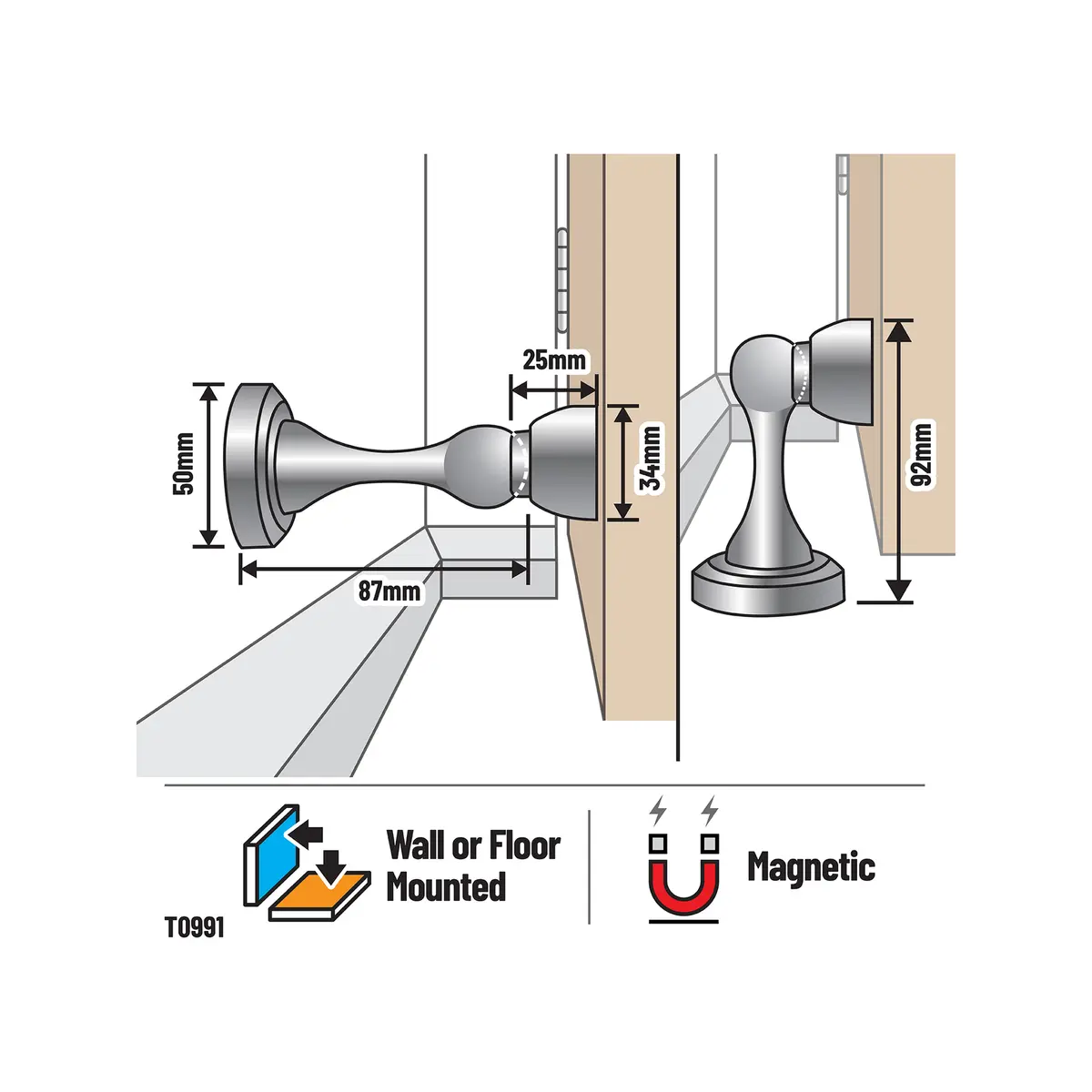 Door Stop T0991