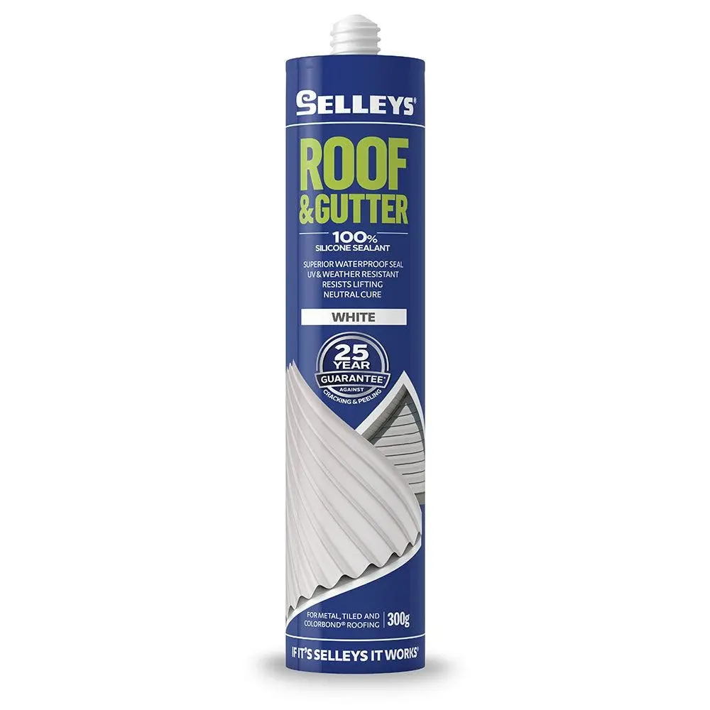 SELLEYS ROOF AND GUTTER SEALANT WHITE 310GR
