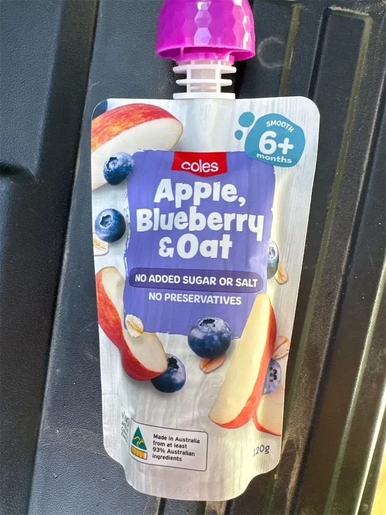 Apple And Blueberry Oats 6+ Months