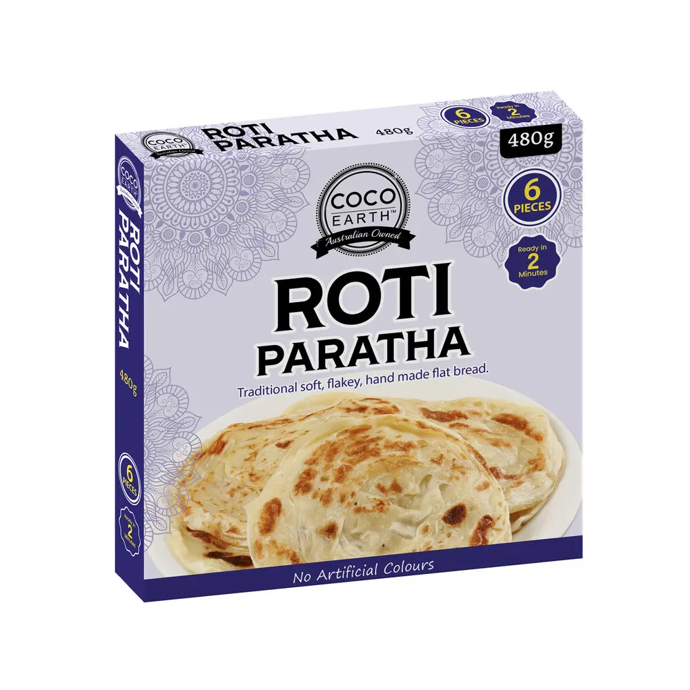 Coco Earth Roti Paratha (6 pack) 480g