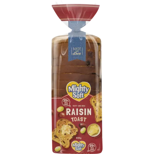 Mighty Soft Toast Raisin 600 g