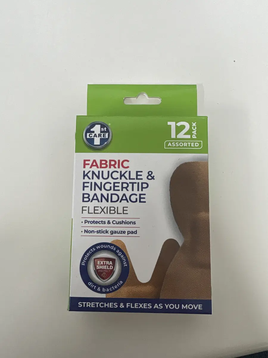 BANDAGE F/TIP & KNUCKLE 12PK