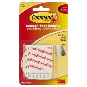 Command Mounting Strips Refill - Medium