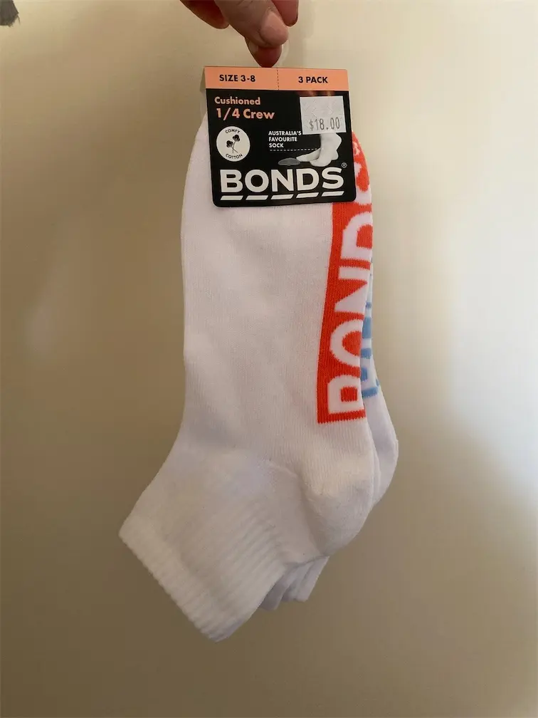 BONDS 1/4 Crew Socks
