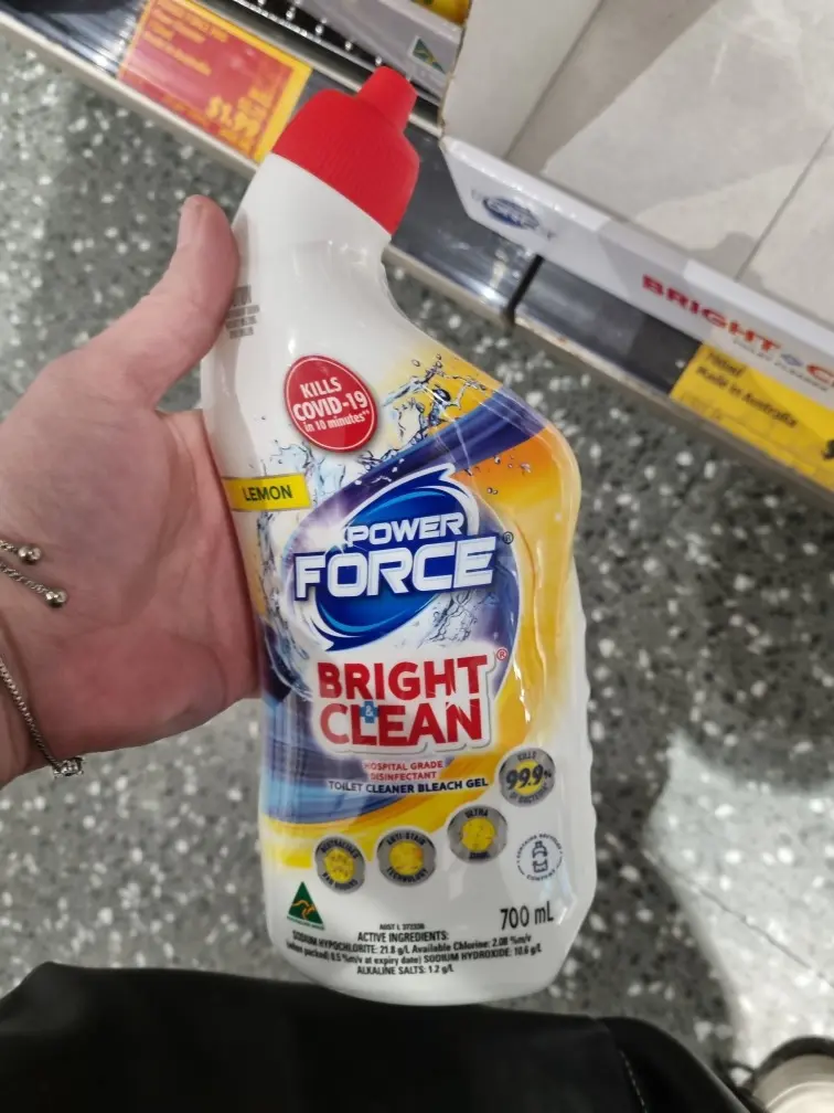 POWER FORCE Toilet Cleaner Lemon 700 mL
