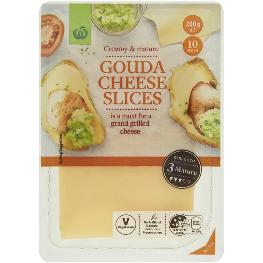 Woolworths Gouda Cheese Slices