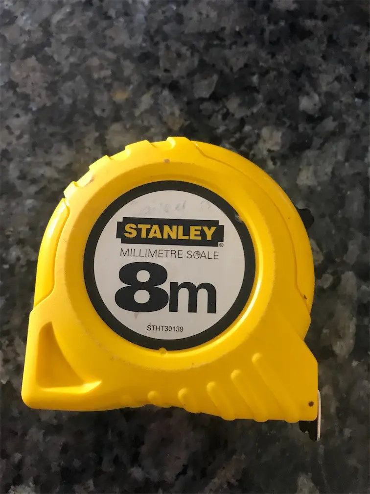 Stanley Builders Tape 8M X 25mm