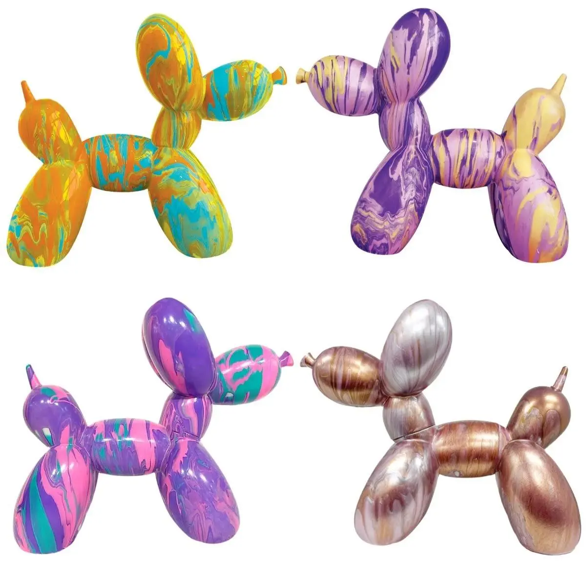 Pour Palz Mini Balloon Dog Keyring - Assorted