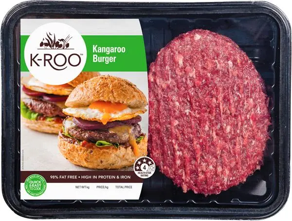 K-Roo Kangaroo Burgers 440g